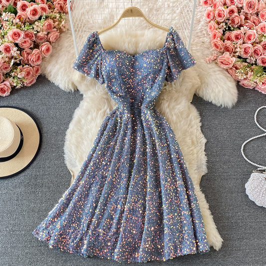 Robe de luxe légère haut de gamme à paillettes 2899