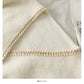 Bright silk bonded single breasted V-Neck long sleeve sweater coat  1699