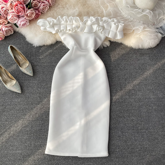 Robe bustier à épaules dénudées 2743