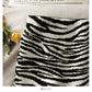 Korean retro zebra short slim wrap hip skirt  2661