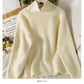 Han Fan high neck loose and thin zipper medium length sweater women  1977
