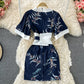 Kimono-Design, schmale Taille, Hüftwickelkleid mit Schnürung 3326