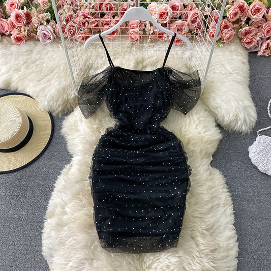 Glittering Sequin mesh super Fairy Dress  3164