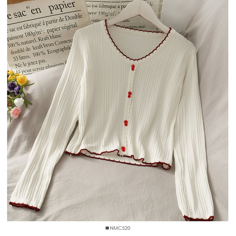Slim vertical stripe sweater  1704
