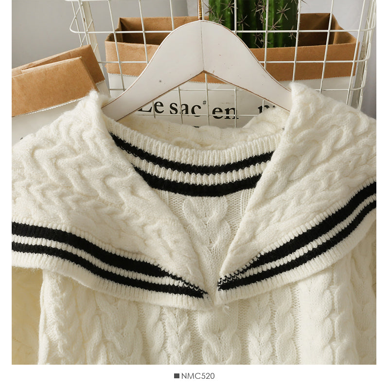 Sweater women's autumn loose and thin linen pattern sweater  1896