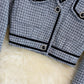 Small fragrance suit collar coat female French celebrity temperament  1682