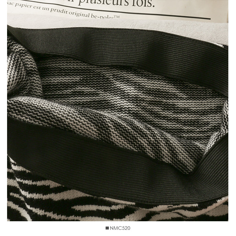 Korean retro zebra short slim wrap hip skirt  2661