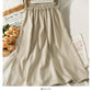 A-line skirt with high waist and thin drape  2500