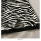 Korean retro zebra short slim wrap hip skirt  2661