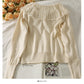 Women's autumn loose and thin long sleeved cardigan sweater  1781