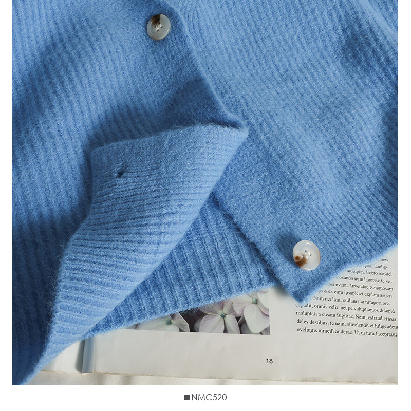 Sweater women's autumn clothes small versatile V-neck  1799