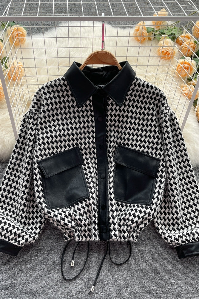 Top feminine short casual jacket  1518