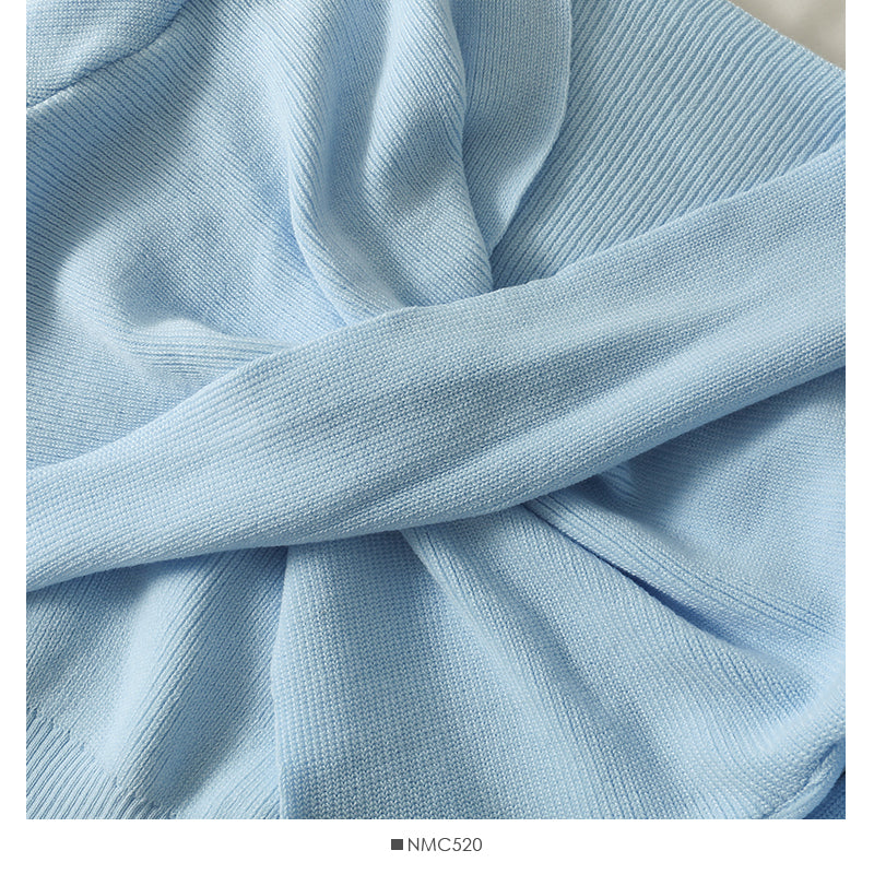 French minority short navel exposed thin long sleeve sweater  1772