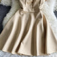 Cute A line backless short dress  1323