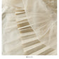 Women's medium length high waist gauze skirt with stitching  2566