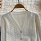 New loose and lazy V-Neck Sweater Coat for women  1621
