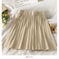 Waist slim knit A-line skirt women's versatile short skirt  2502