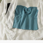 Han Fan contrast color slim wrinkled sweater women  1721