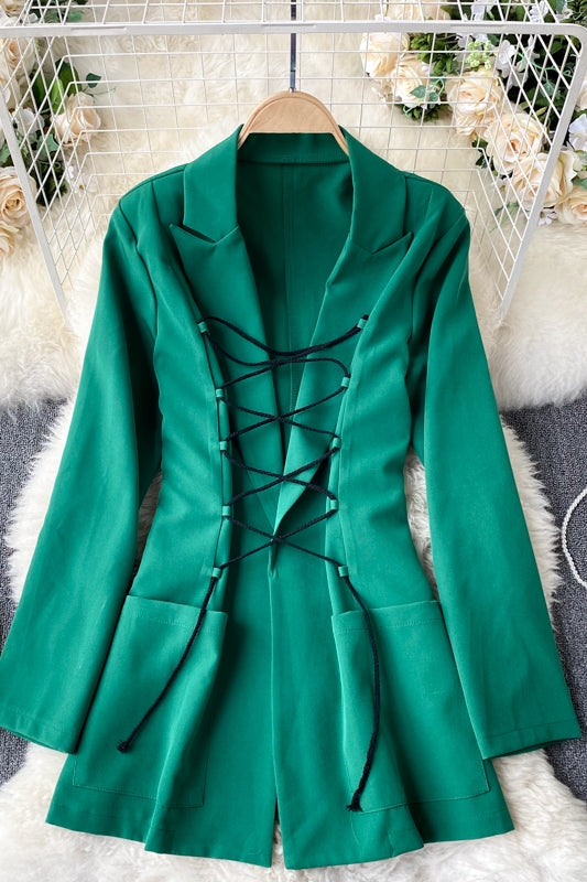 Damen Anzug Mantel Damen Pendler Anzug Mode 1537