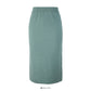 Slim medium length split Hip Wrap Skirt  2505
