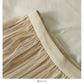 Bow Decorative High Waist medium length yarn skirt for women  2495