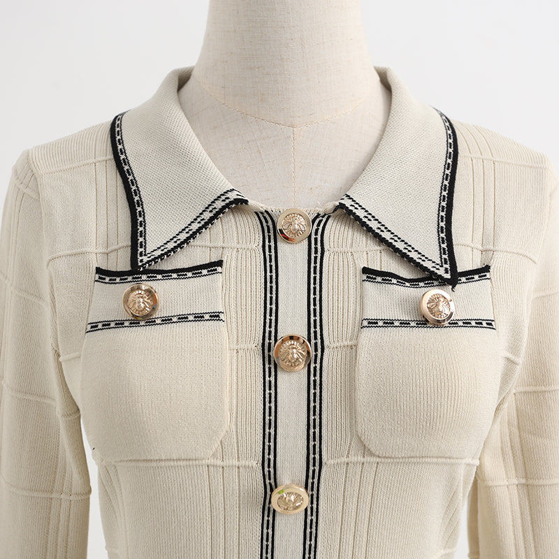 Aging Hepburn style small black skirt French retro literature bottomed long skirt  2230