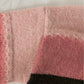 Kurzer, langärmliger, einreihiger Strick-Cardigan in Patchwork-Farbe 1447