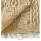 Pullover weibliche Nagelperle dreidimensionale Blume einreihige Strickjacke 1807