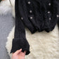 Foreign style V-neck thin sweater cardigan coat female  1614