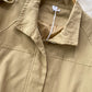 Drawstring long sleeve short coat women's Casual Jacket Top  1688