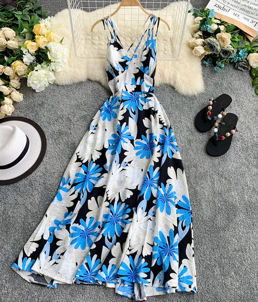 Cute summer dress floral dress  1294