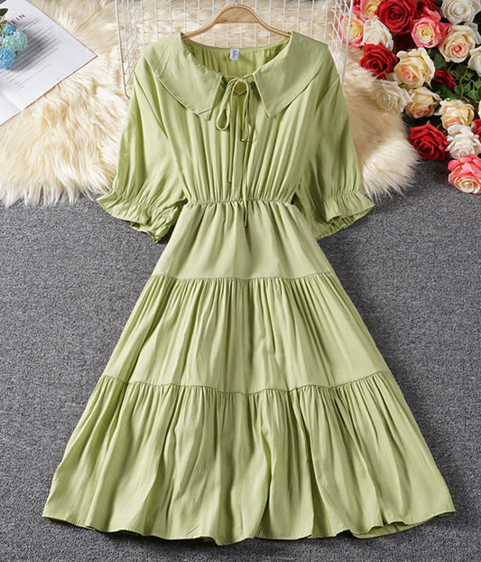 Lovely A line dress summer dress  1247