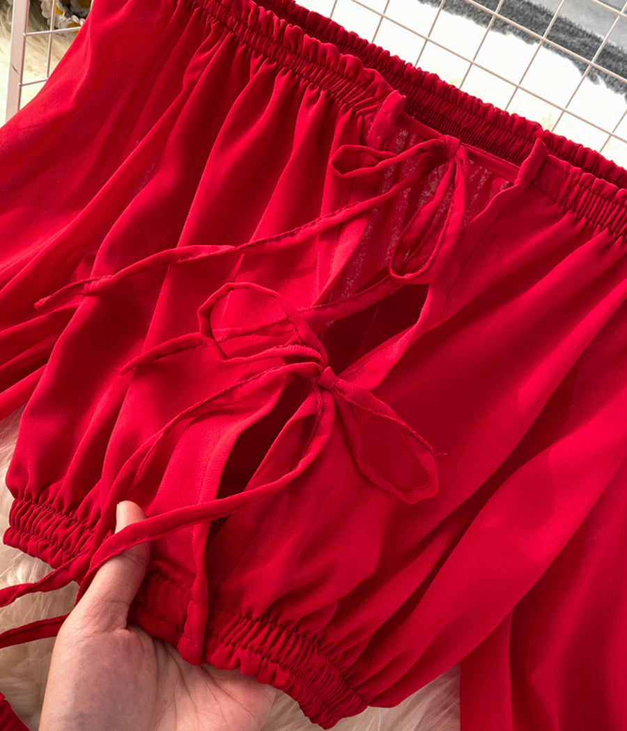 Mode Mädchenkleid zweiteiliges langärmliges Kleid 1240