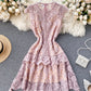 Cute lace short dress fashion girl dress  1180