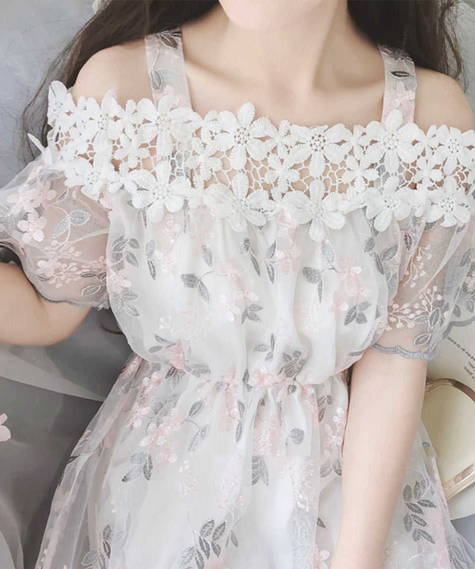 Cute lace summer dress fashion dress  1112