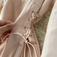 Cute A line short dress long sleeve waist dress  1034