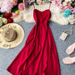 Süßes A-Linie Chiffon rückenfreies Kleid Mode Mädchenkleid 987