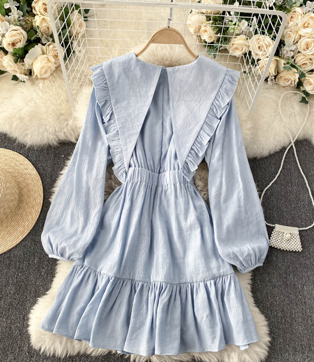 Cute A line short dress fashion dress  857