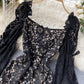 Cute lace long sleeve dress  769