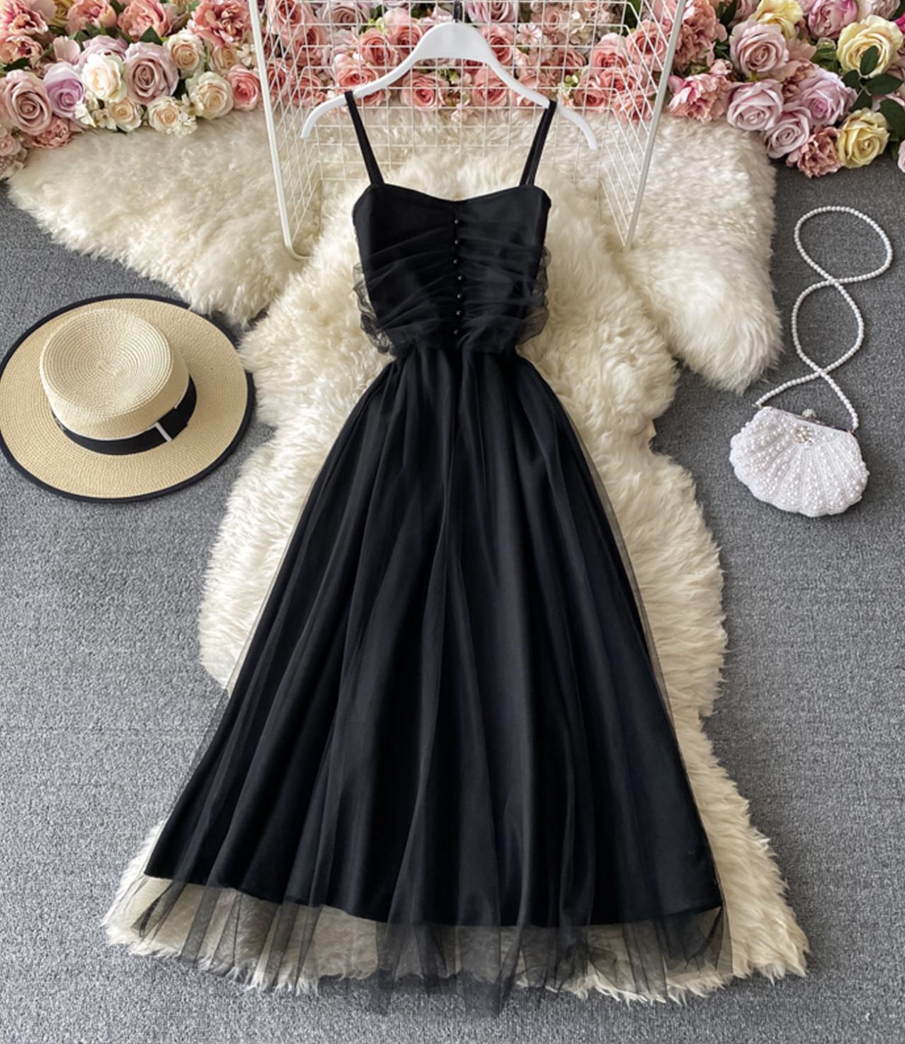 Jolie robe courte en tulle Robe d'été trapèze 760