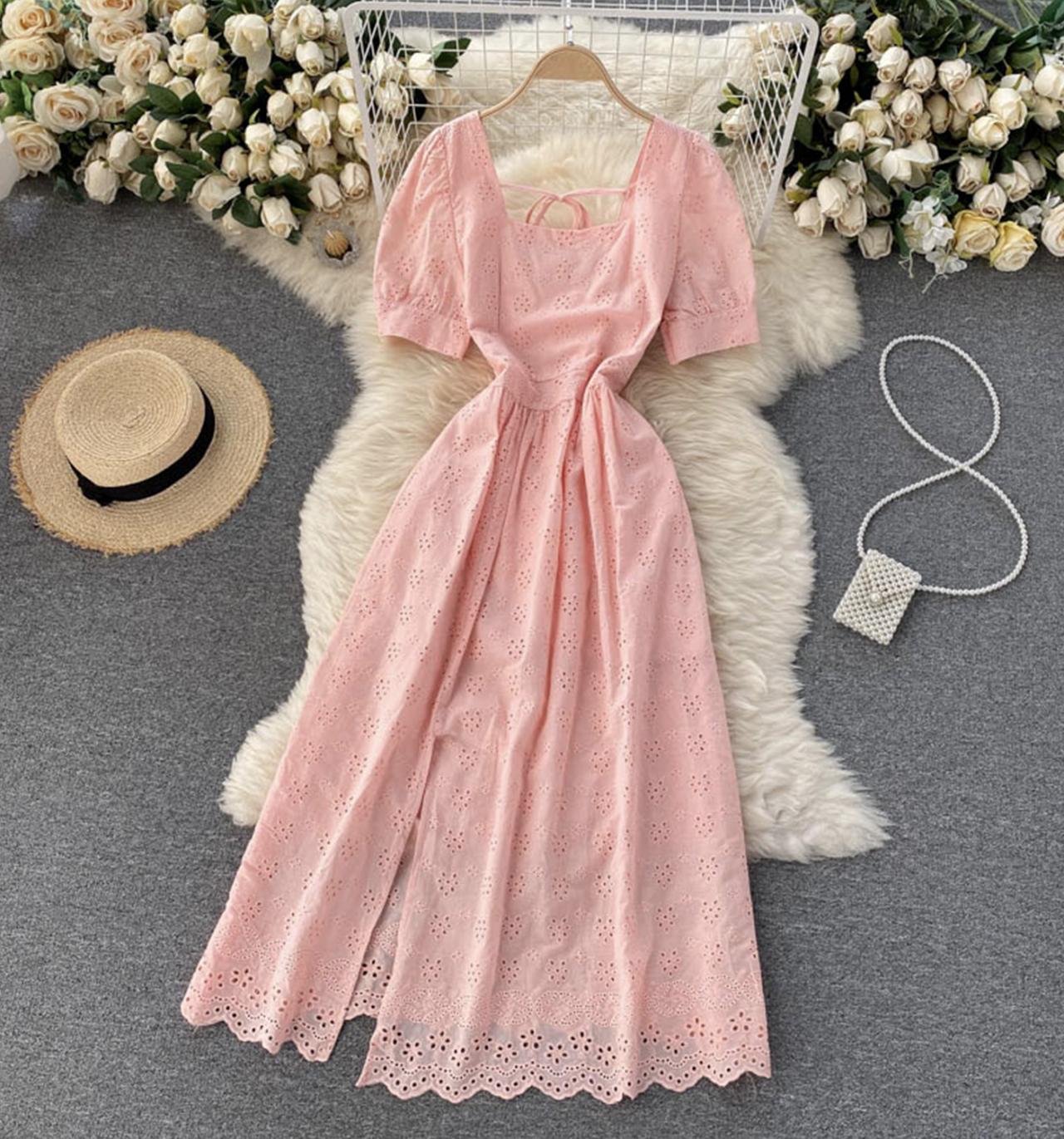 Süßes kurzes Kleid in A-Linie Modekleid 699