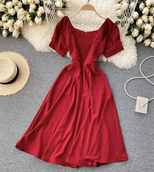 Cute A line short dress  780