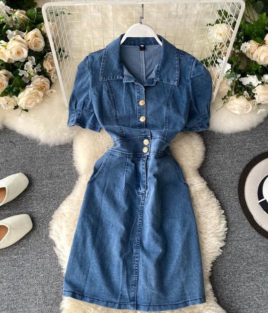 Fashionable denim dress  1292