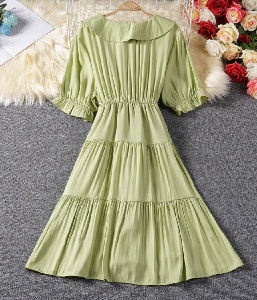 Lovely A line dress summer dress  1247