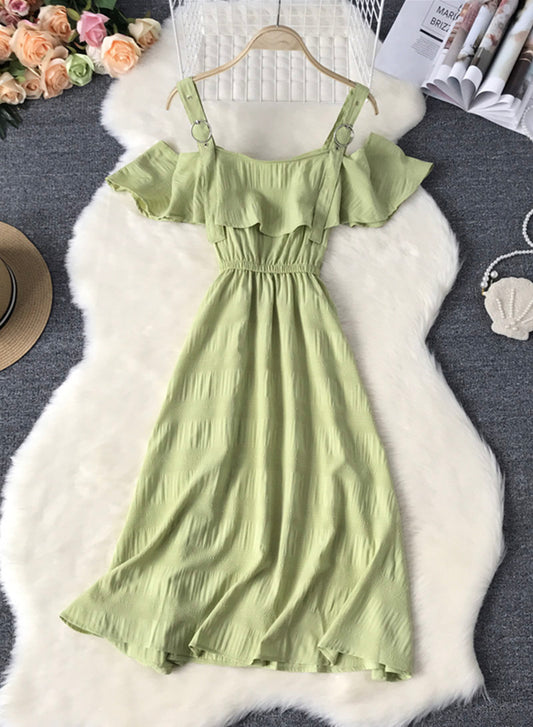 Jolie robe d'été courte coupe A 1107