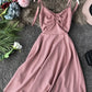 Minikleid süßes trägerloses Kleid Sommerkleid 1128