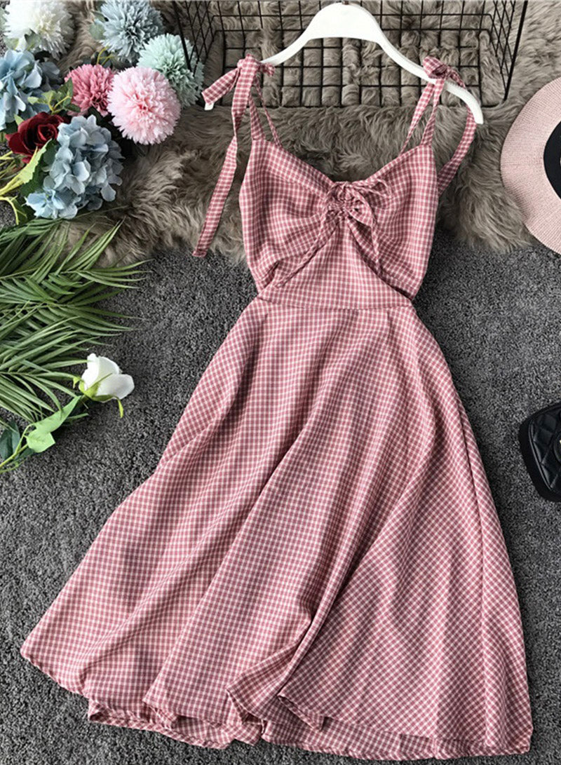 Mini dress cute strapless dress summer dress  1128