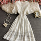 Cute A line lace dress fashion dress  838