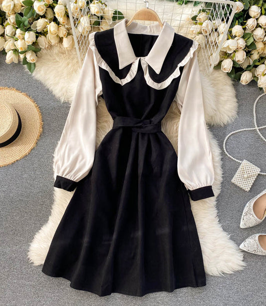 Cute A line short dress fashion dress  873