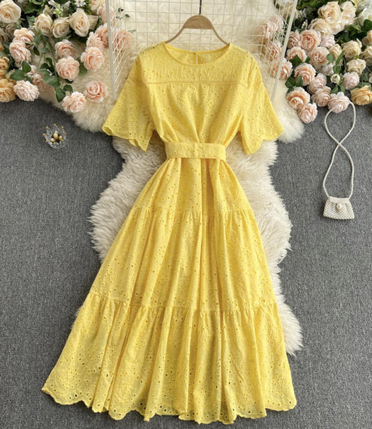 Cute A line short dress fashion dress  719